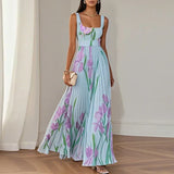 Snežana | Vestido Maxi A-Line com Flores