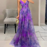 Gordana | Deslumbrante Maxi Vestido com Estampa Floral
