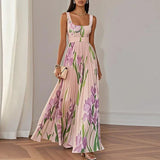 Snežana | Vestido Maxi A-Line com Flores