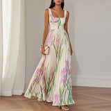 Snežana | Vestido Maxi A-Line com Flores