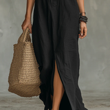 Selene | Vestido Maxi Solto com Botões