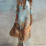 Serena | Vestido Camisa Mediterrâneo