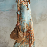 Serena | Vestido Camisa Mediterrâneo