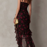 Lane | Vestido Floral com Bainha Fruncida