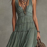 Elizabeth | Maxi com Cintura Elástica