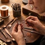 Conjunto de Utensílios de Cobre