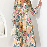 Una | Vestido Feminino com Padrão Floral