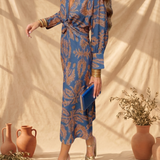 Isidora | Midi Vestido Elegância das Flores