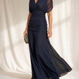 Dunja | Vestido Azul Elegante