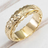 Antonia - Anel Dourado “Flor Antiga”