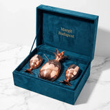 Conjunto de Copos de Ananás de Cobre Martelado à Mão Margit