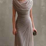 Jenna | Vestido Maxi Drapado