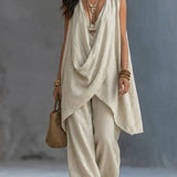 Maeve | Conjunto Boho de Dois Peças com Decote em V