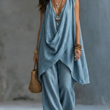 Maeve | Conjunto Boho de Dois Peças com Decote em V