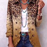 Marlowe | Blazer com Rendas em Ombre de Leopardo