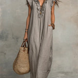 Saoirse | Vestido Maxi Boho Sem Peso