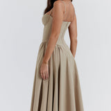 Tijana | Vestido com corpete - A Nossa Joia