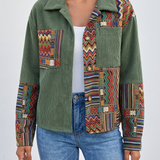 Genevieve | Camisa Jaqueta em Patchwork